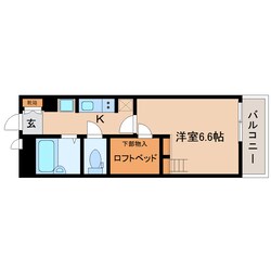 王寺駅 徒歩5分 3階の物件間取画像